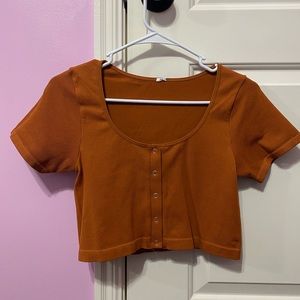 Burt Orange Crop Top ☄️